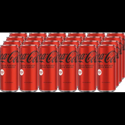 Coca-Cola Zero boîte 24 × 33 cl